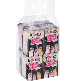  COMBO 8 GÓI BĂNG VỆ SINH KOTEX MINI MEOW SIÊU MỎNG 24CM 8 MIẾNG 