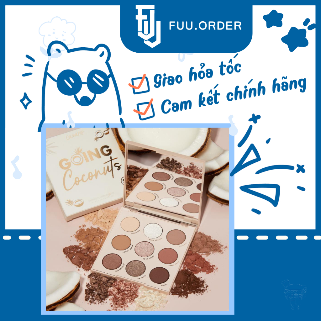 Bảng phấn mắt Colourpop Going Coconuts
