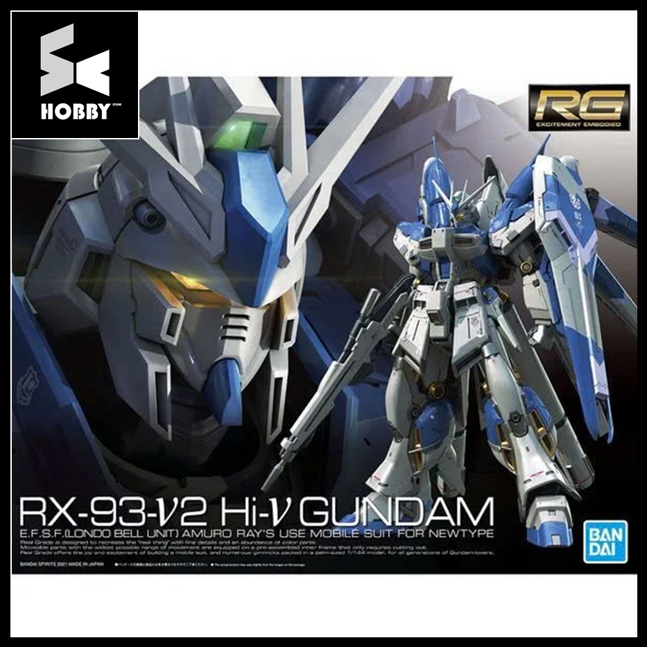 [SẮP VỀ] Mô hình lắp ráp RG 1/144 Hi-ν GUNDAM Hi Nu Bandai