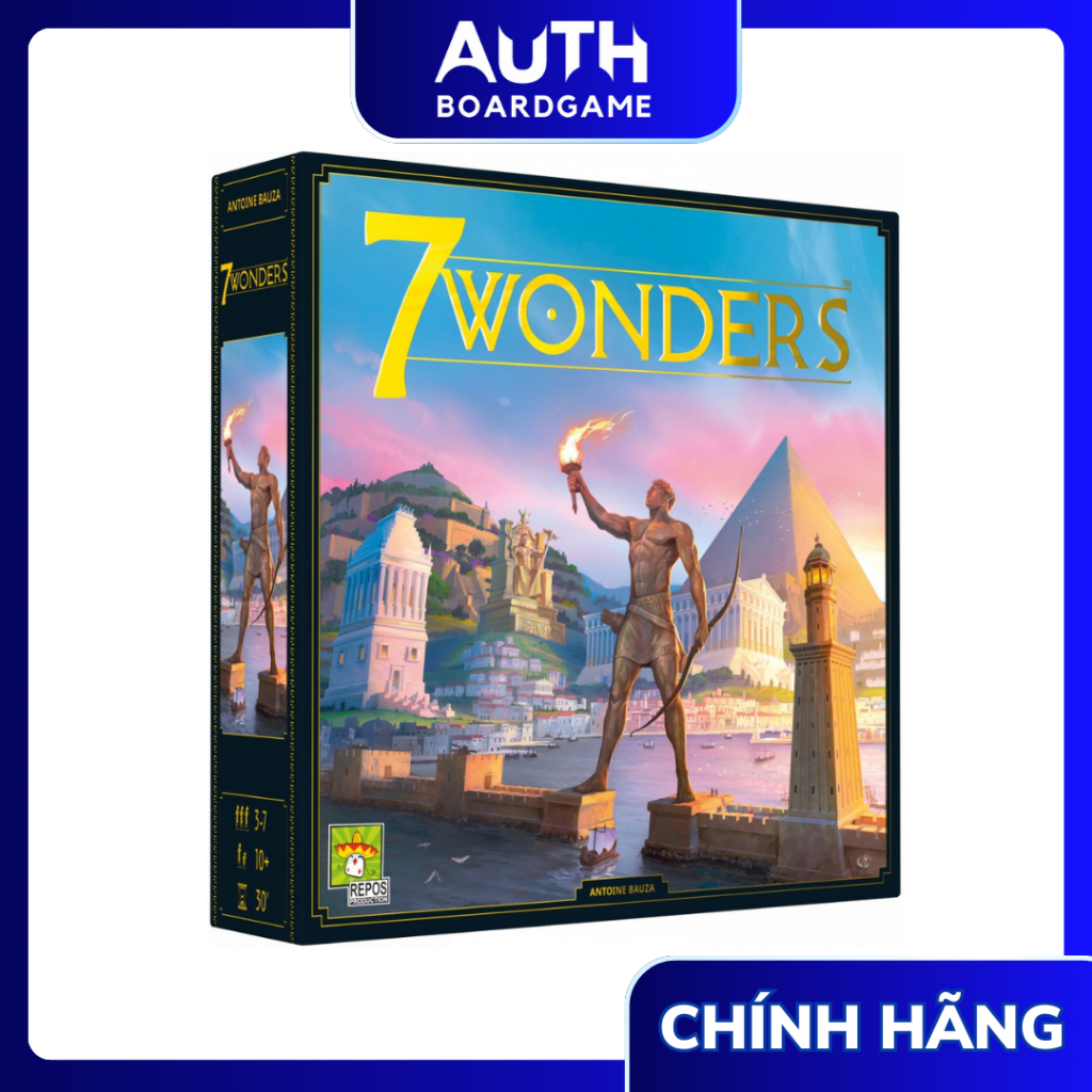 [Chính Hãng] 7 Wonders (Second Edition) – Board Game Xây Dựng Nền Văn Minh Chiến Thuật