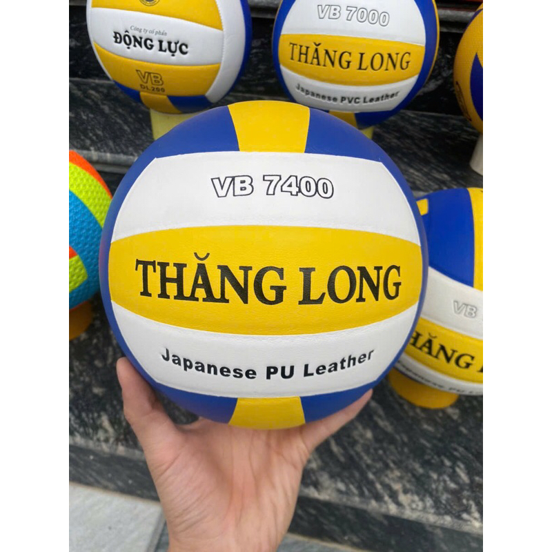 Bóng chuyền VB 7400 da Pu chính hãng thăng long , chắc chắn ,tròn đều chuẩn thi đấu luyện tập ( tặng