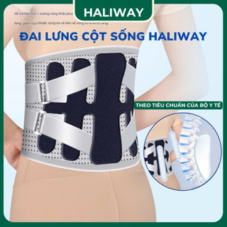 Đai Lưng Cột Sống HALIWAY Hỗ Trợ Điều Trị Thoái Hóa Cột Sống Thoát Vị Đĩa Đệm Đau Thần Kinh Tọa ĐTV4