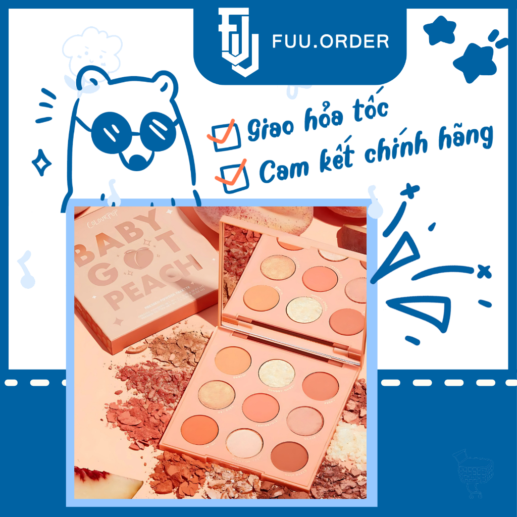Bảng phấn mắt Colourpop Baby Got Peach