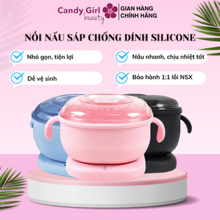 Nồi Nấu Sáp Wax Lông Silicone CANDY GIRL BEAUTY – Chống Dính, Nhỏ Gọn, Chịu Nhiệt, Dễ Vệ Sinh