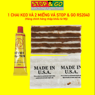 Miếng vá và chai keo Stop&Go RS2040 (chính hãng Mỹ)