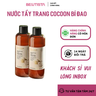  Tẩy trang Cocoon bí đao Nước tẩy trang Cocoon cho da dầu mụn thuần chay làm sạch và giảm dầu 500ml 