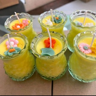 Combo Làm Nến 36 Ly Trái Thơm 85ML(Nguyên Liệu Làm Nến Bơ Tuệ Minh)