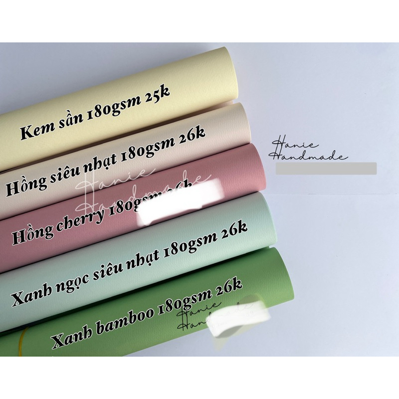 GIẤY MỸ THUẬT 180GSM MÀU MỚI