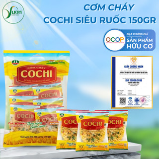 [15 gói 10g] Cơm cháy siêu ruốc COCHI 150g Cơm cháy siêu chà bông gạo thơm ruốc hành Đại Long Ninh Bình - Vườn Đặc Sản