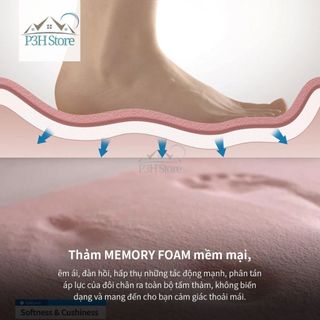 Thảm chống trượt Lock&Lock Memory Foam MAT510 MAT513 P3H Store