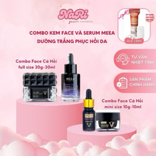 [CHÍNH HÃNG] Combo Kem Face Cá Hồi Dna Meea Ver 2 + Serum Tinh Chất Bakuchiol Ver 2 Meea Origin
