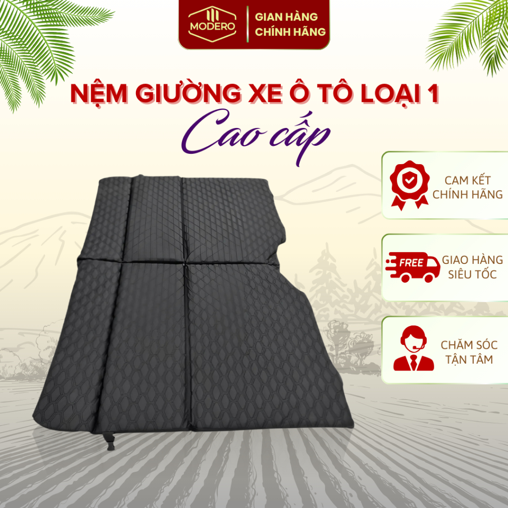 Nệm xe ô tô, đệm giường ô tô loại 1 gỗ tự nhiên ép cao cấp không mủn không mùi êm ái