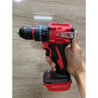 Thân Máy Khoan pin 10mm chân pin phổ thông THPRO Có miếng INOX , MÓC CÀI không chổi than đầu kẹp autulock