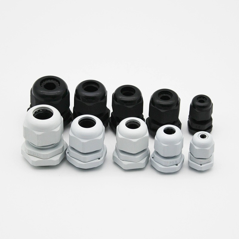 100 Ốc siết cáp PG nhựa PG7 PG9 PG11 PG13.5 PG19 PG21 PG25