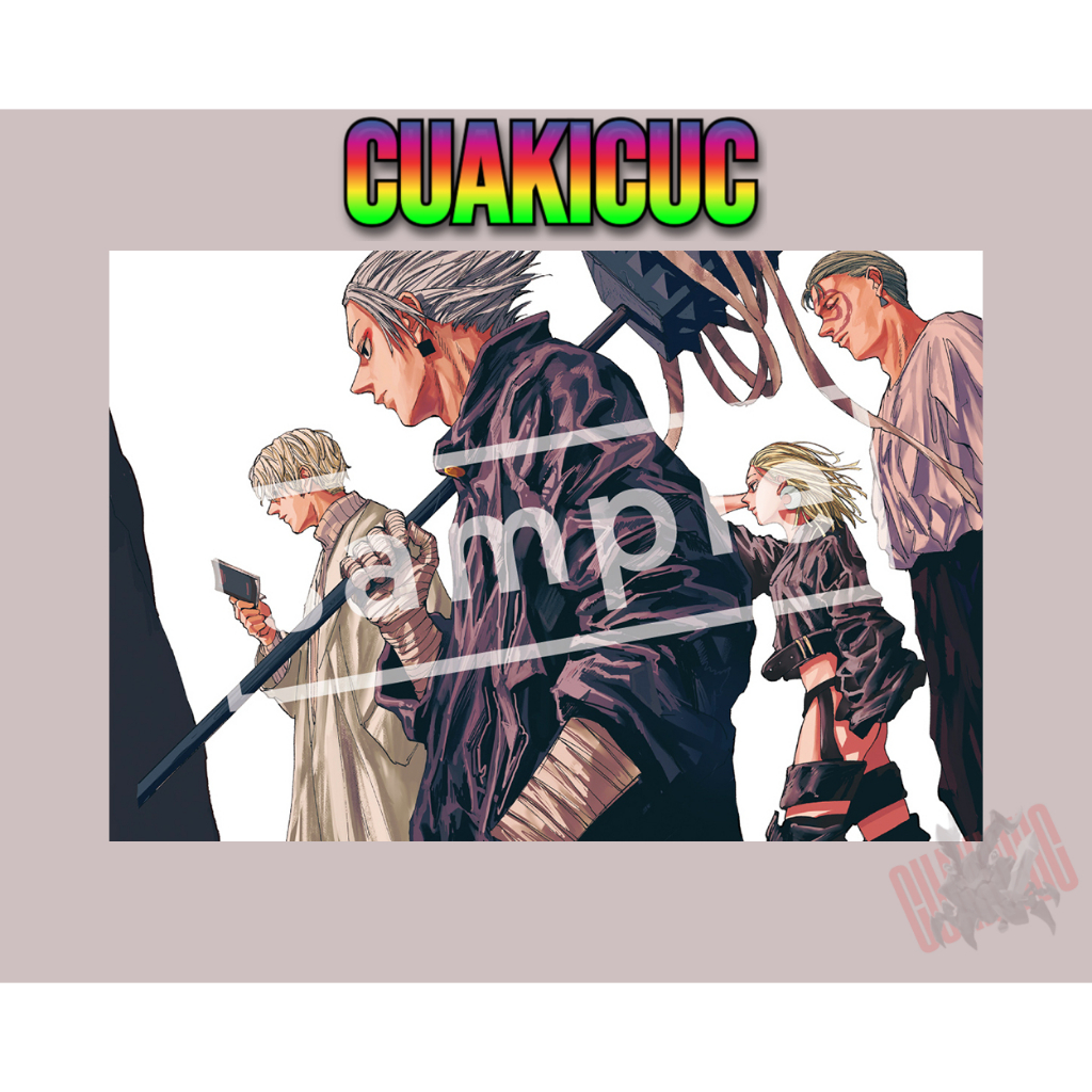 [CHÍNH HÃNG] Postcard Sakamoto Days - X's Organization - TSUTAYA - Đồ Trưng Bày Cao Cấp - Team X - S