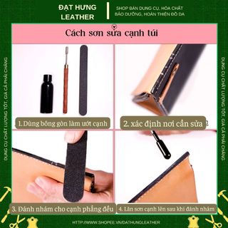 Sơn Cạnh Đủ Màu 40ml Sơn Sửa Viền Túi Da 100ml