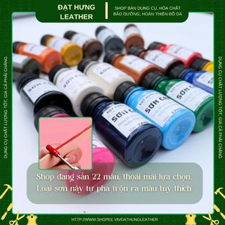 Sơn Cạnh Đủ Màu 40ml Sơn Sửa Viền Túi Da 100ml