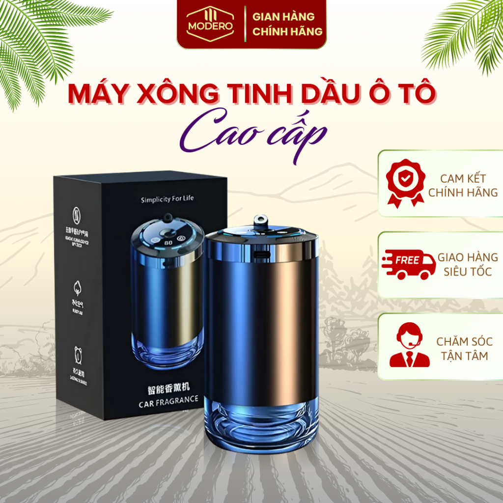 Máy Xông Tinh Dầu Cho Xe Ô Tô Với Hệ Thống Phun Sương Khuếch Tán Tự Động