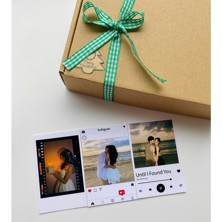 In ảnh khung Instagram, Spotify, Film thiết kế theo ý thích size photocard - Để vừa bóp ví, ốp lưng
