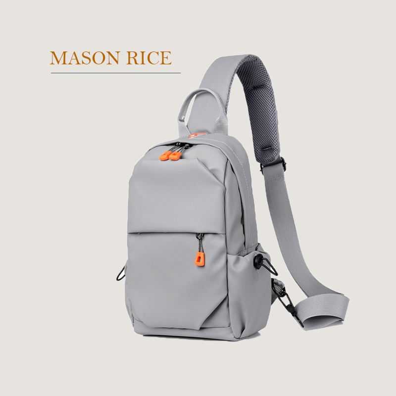 Túi đeo chéo nam chống nước, Túi đeo nam Mason Rice nhiều ngăn thời trang Hàn Quốc TC018
