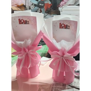  Cốt bó hoa 1-3 bông sáp giấy xin mua về chỉ việc cắm hoa vào là xong 