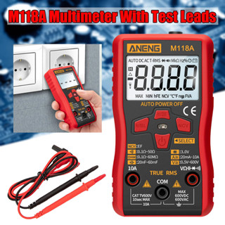 Đồng hồ vạn năng Kỹ thuật số mã hiệu M118A ( Multimeter ) chính hãng ANENG đo điện, điện tử NVC