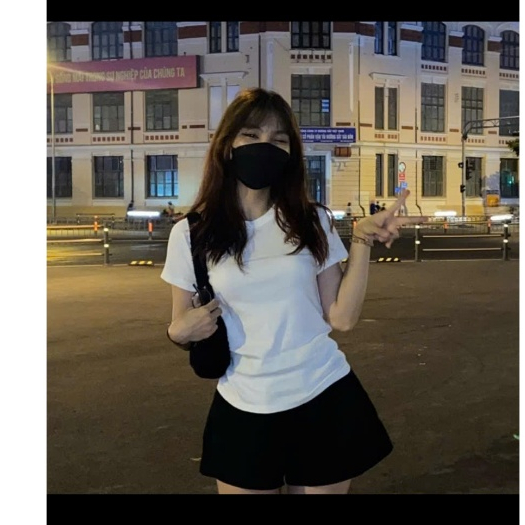 ÁO THUN BABY TEE TRƠN , BASIC TEE FORM ÔM, BABY TEE BODY | BigBuy360 - bigbuy360.vn