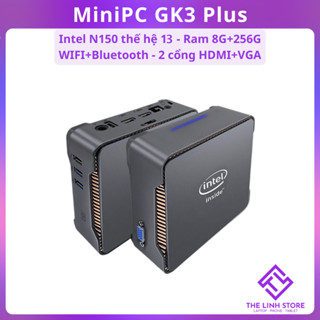 Máy tính Mini PC Intel NUC GK3 Plus mới FullBox - intel N150 thế hệ 13 ram 16G 512G