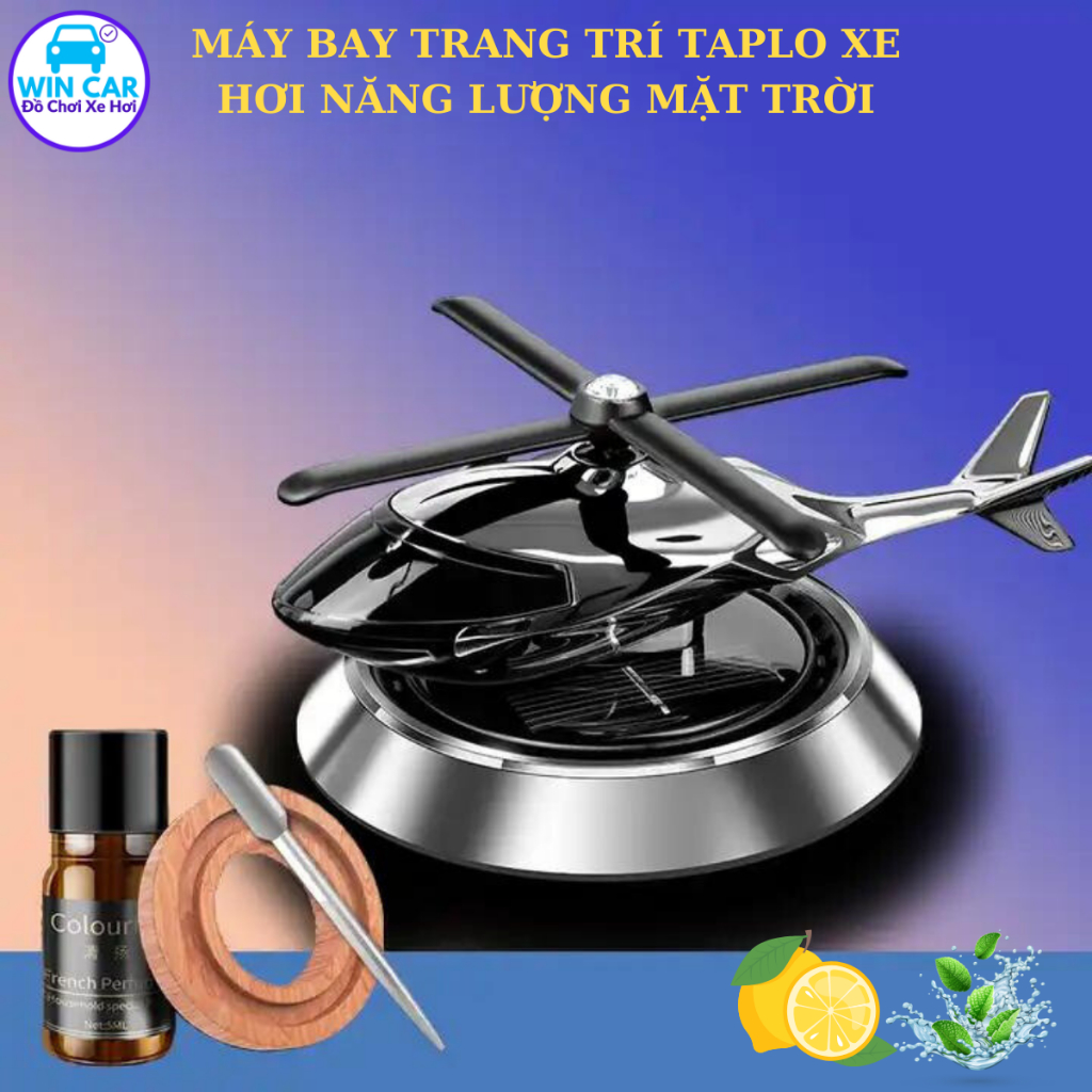 Máy bay khuếch tán tinh dầu MB03, trang trí taplo ô tô, xe hơi