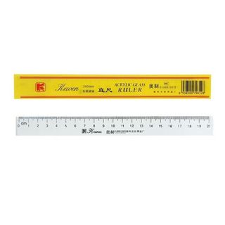 [COMBO 3 CÁI] Thước Nhựa Mica Trong Suốt 20cm – 30cm | Chống Gãy, Rõ Số, Phù Hợp Học Sinh – Văn Phòng - Thước Tàu