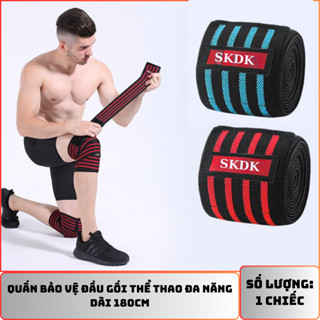 Quấn Gối Bảo Vệ Đầu Gối Tập Thể Thao Đa Năng SKDK - Quấn Gối Tập Gym Dài 180cm