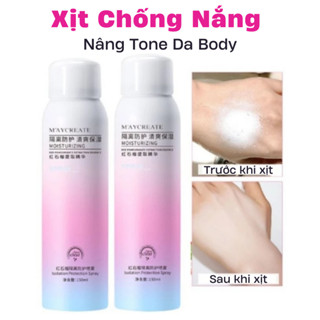 Xịt Chống Nắng Trắng Da Nâng Tone Body