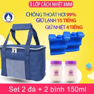 Túi đá khô trữ sữa Bigmom giữ nhiệt bảo quản lạnh sâu 12 tiếng giữ nhiệt 4 tiếng 3 lớp siêu dày 8mm