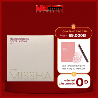 Phấn Nước Kiềm Dầu Missha Magic Cushion Cover Lasting Korea SPF50+/PA+++  17G Bản Màu Hồng