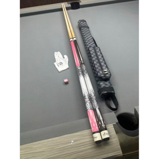 Phụ kiện bida giá gốc, cơ bida mộc, gậy Bi a lỗ. Gậy Abmagic Mộc-MK01 đã lên kính trợ lực