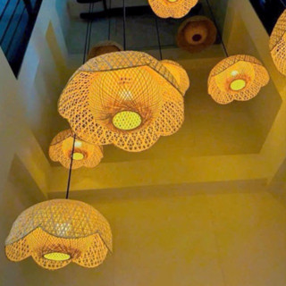 Đèn Lồng Mây Tre Đan Trang Trí Nhà hàng, Khách Sạn, Quán Cafe, Homestay...