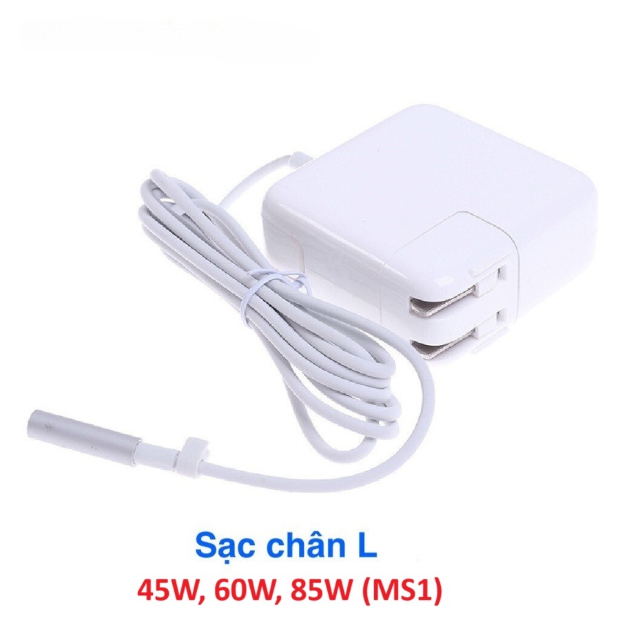 Adapter laptop MS1 đầu cắm chứ L 45W , 60W , 85W Cho Đời Máy Từ 2005 Đến 2017 | MS1