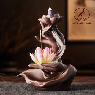 Thác khói trầm hương - Thác Phật Thủ kèm 10 nụ trầm Việt