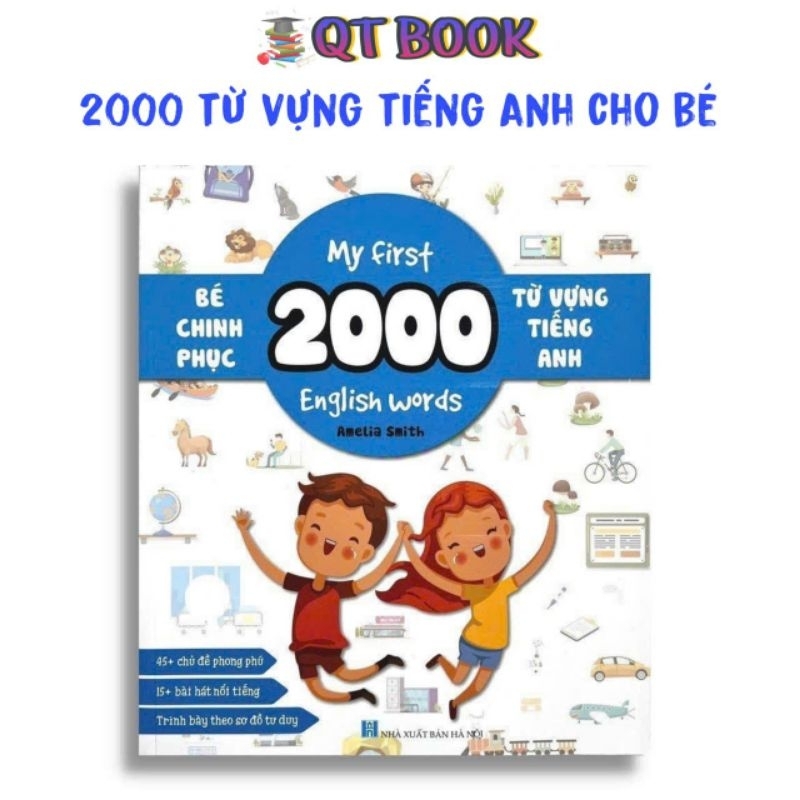 Sách - Bé Chinh Phục 2000 Từ Vựng Tiếng Anh - My First 2000 English Words