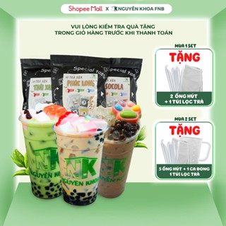 Set trà sữa trân châu 30-35Ly, phúc long, thái xanh, socola thơm ngon tự pha tại nhà-BẾP NGUYÊN KHOA