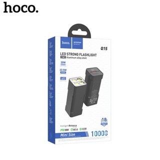  Sạc dự phòng nhanh 20w Hoco Q15 dung lượng 10000mAh đèn pin LED PD20w + QC3.0 đèn LED báo dòng kiểu dáng mới 
