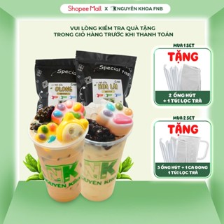 Set trà sữa olong, trà sữa Lài thành phẩm 17ly tự pha tại nhà thơm ngon, chuẩn vị - BẾP NGUYÊN KHOA