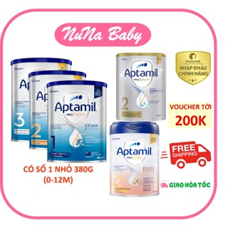 Sữa Bột Aptamil Cesarbiotik New Zealand số 1 2 3 Chính Hãng cho bé
