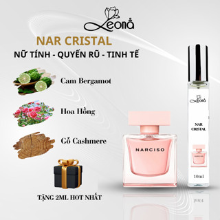   Auth - 10ml  Nước hoa nữ Narciso Cristal Leona Parfum lưu hương thơm Nữ tính Quyến rũ Tinh tế 