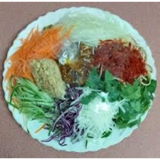 COMBO 10 Đĩa nhựa tròn đường kính 26cm Việt Nhật, đĩa nhựa đựng nộm đám cưới, đựng gỏi 1236-5