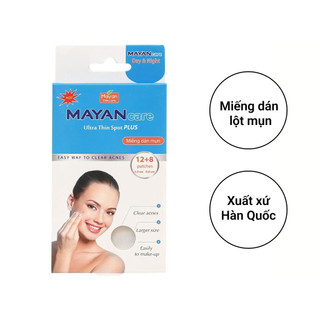 Miếng Dán Mụn MayanCare Xanh xẹp gom mụn cấp tốc