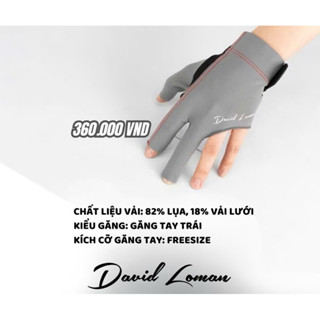  Găng Tay David Loman Chính Hãng   FREESIZE   