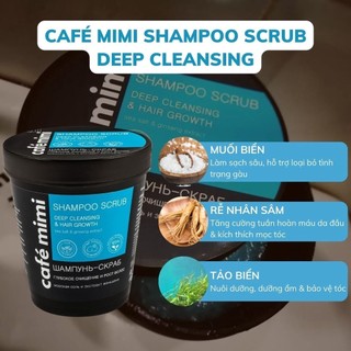 Tẩy da chết da đầu Cafe Mimi Làm Phồng Tóc