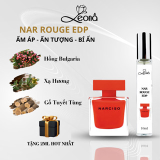   Auth - 10ml  Nước hoa nữ Narciso Rouge Leona Parfum lưu hương thơm Ấm áp Ấn tượng Bí ẩn 