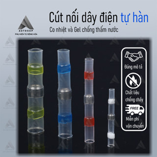 [Set 10,30 cái]_Ống nối dây điện tự hàn co nhiệt chống thâm nước, Đầu Nối Dây Điện Co Nhiệt Tự Hàn Thiếc Chuyên Dụng